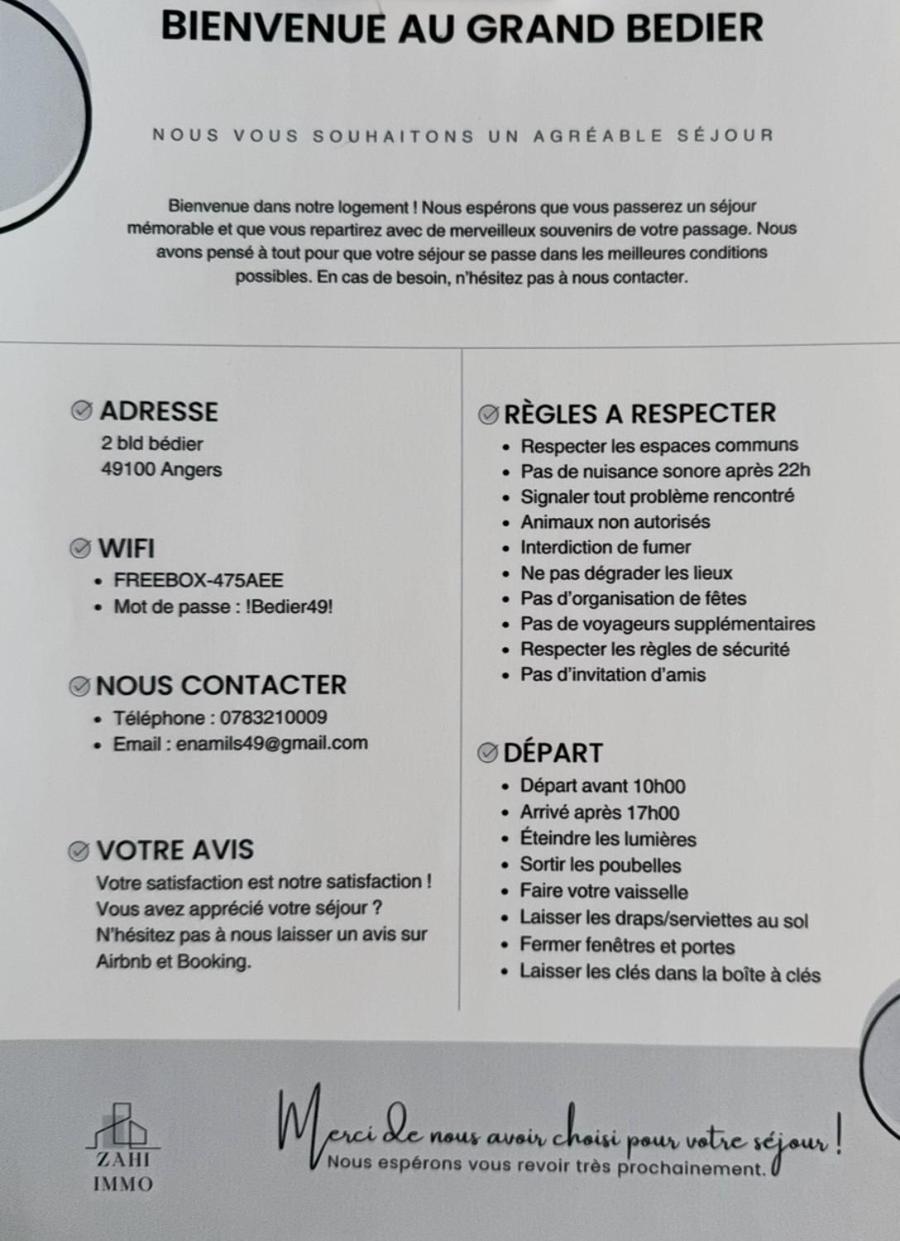 Le Grand Bedier Angers Extérieur photo